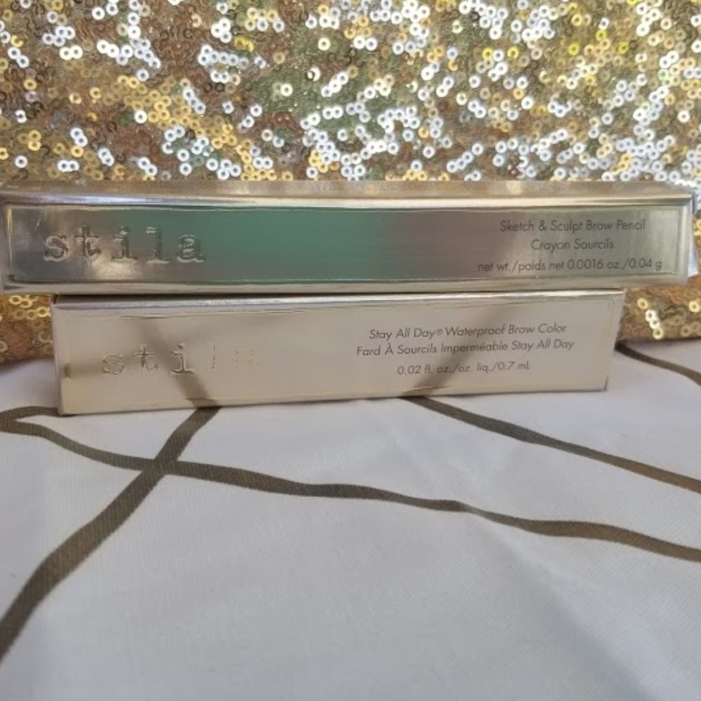 NEW Stila Brow Duo 2pk in Light